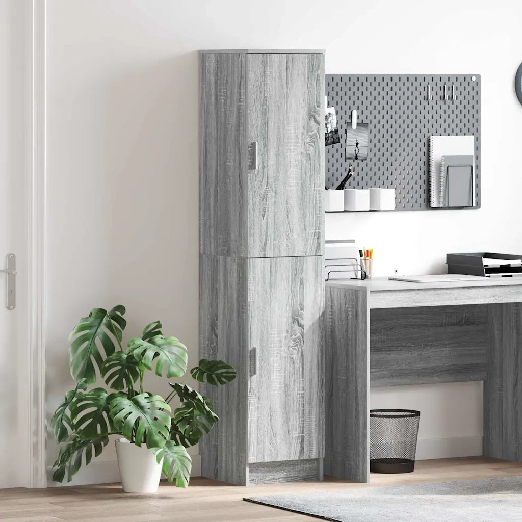 Credenza Grigio Sonoma 35 x 39 x 168 cm 869335