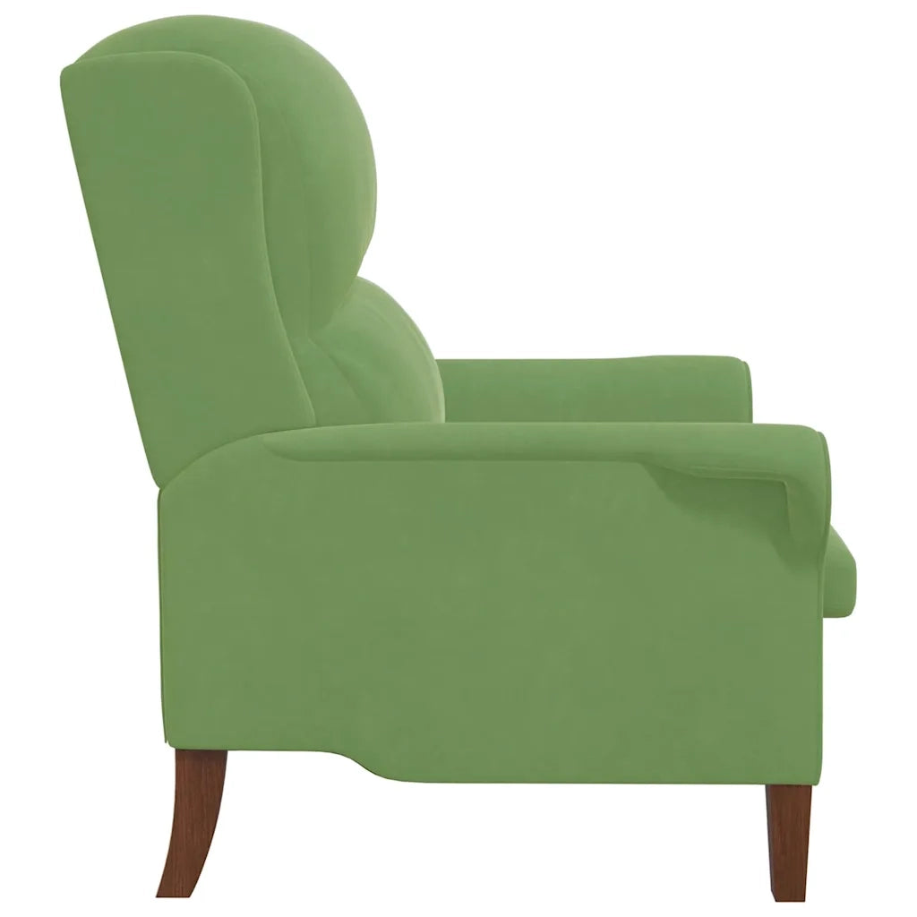 poltrona Verde chiaro 76 x 94 x 102 cm Velluto