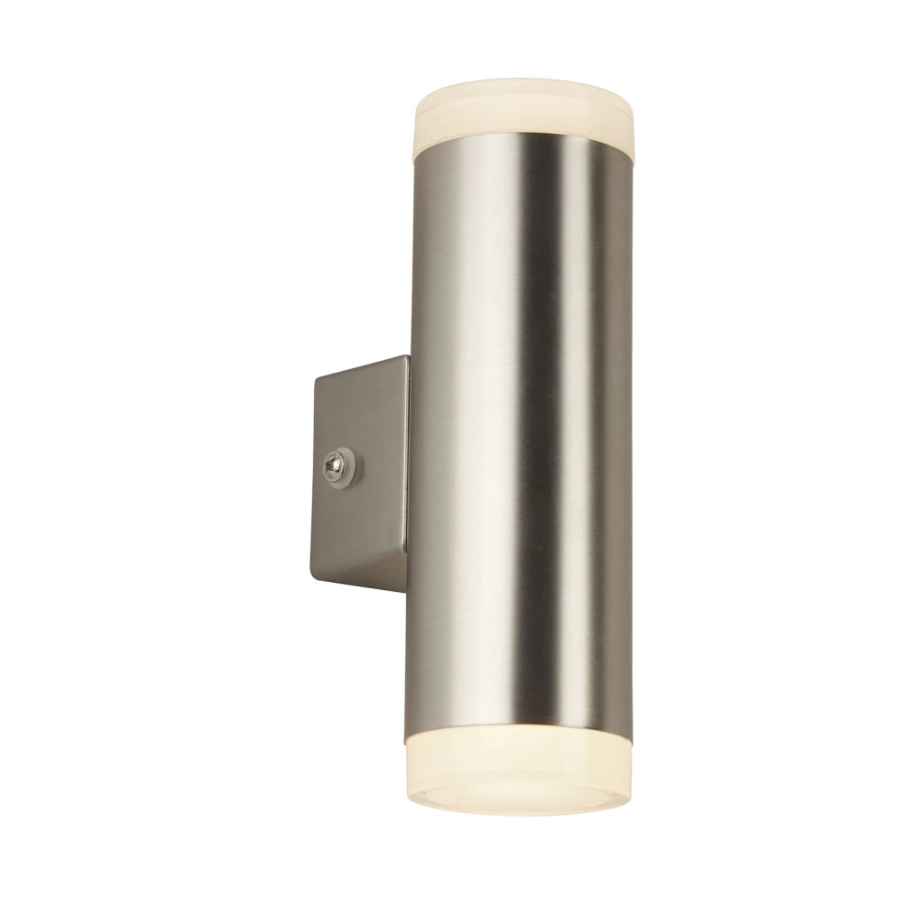 Applique Moderna Metro Policarbonato Argento Led 3,95X2W