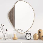 Specchio da Parete-Specchio a Muro-Specchio Decorativo Dorato 60x50 cm 886888