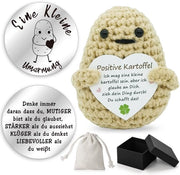 Gelukspop Positiva - Dimensioni 5 x 7 x 4,5 cm - Motivazione - Regalo - Cuddato - Sfere di Fortuna