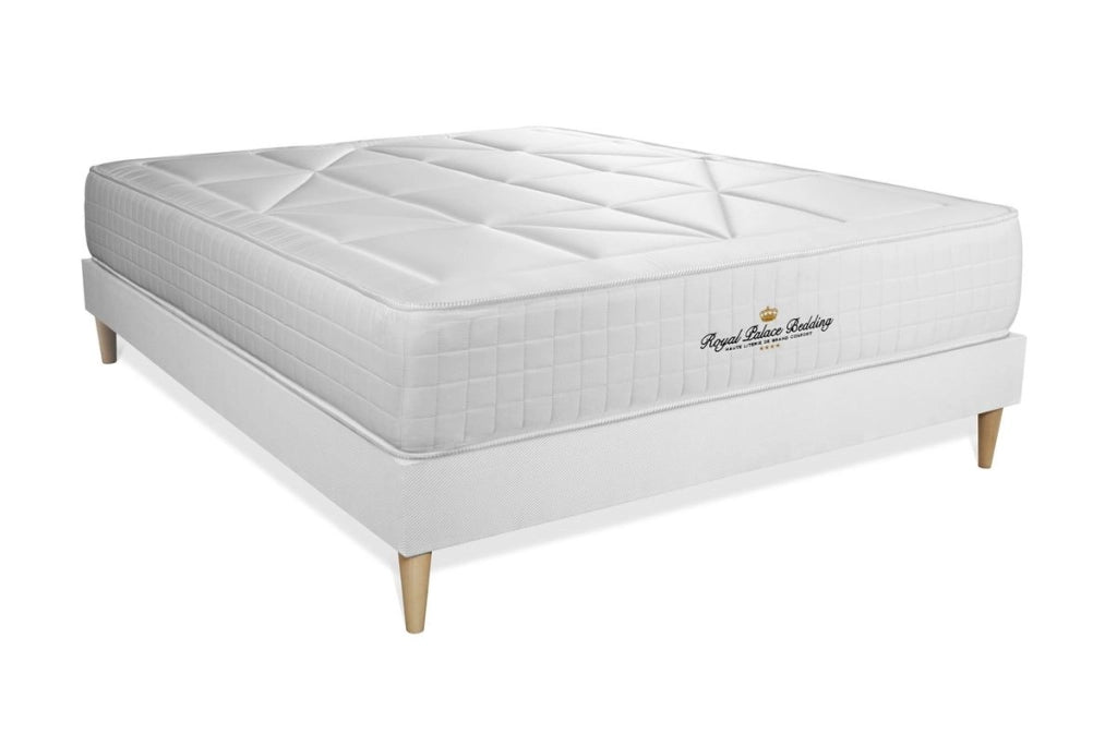 kit rete e materasso matrimoniale Windsor 160 x 195cm - Spessore : 26cm - memory foam e molle insacchettate - Bilanciato