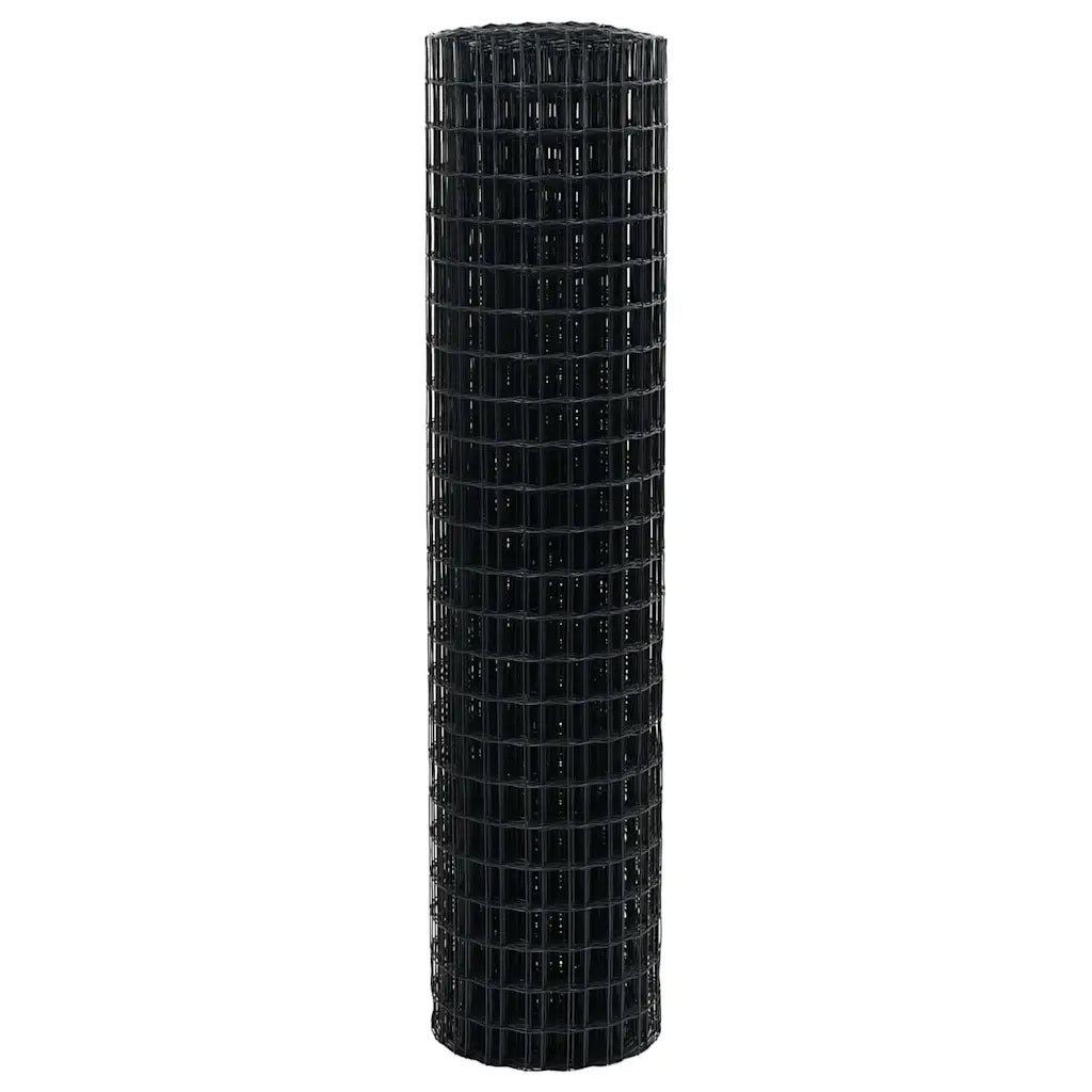 Recinzione Euro Grigio 1 x 25 m Ferro rivestito in PVC 42004517