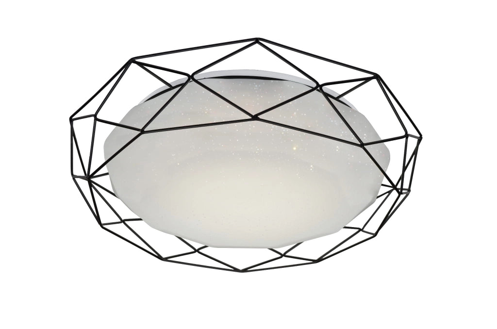 Plafoniera LED Candellux Sven 43cm 24W 3000K nera