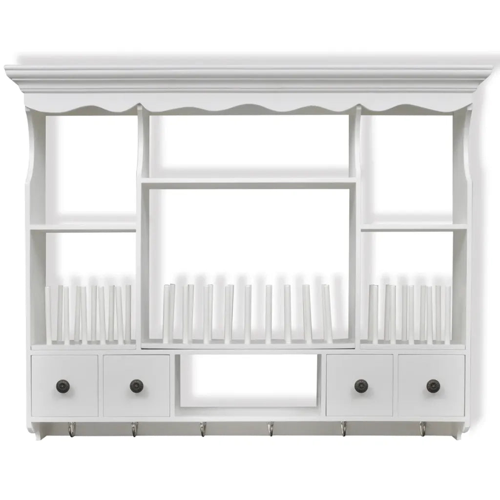 Pensile da Cucina in Legno Bianco 241372