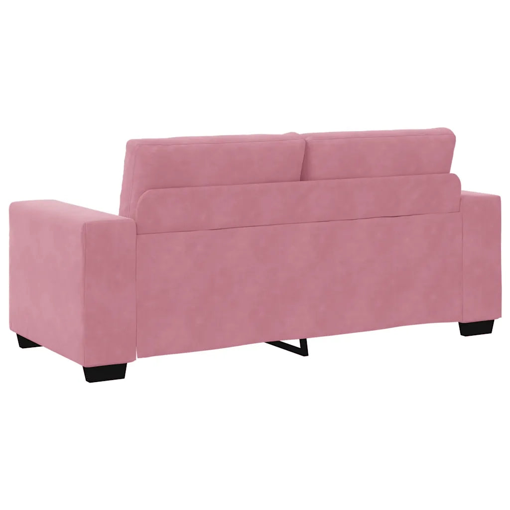 Divano Divanetto-Sofa Rosa 140 cm in Velluto