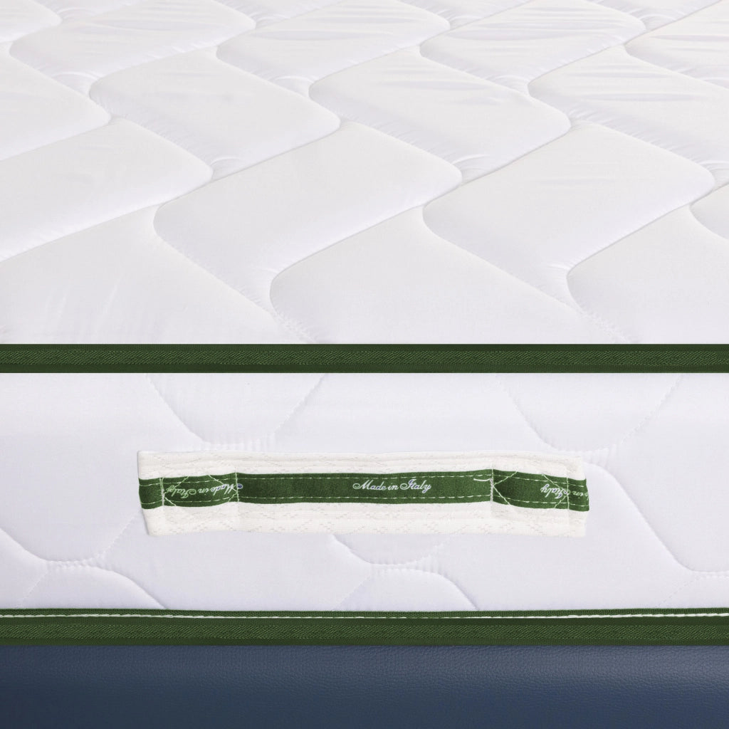 Materasso Memory king size 200x195 cm, materasso DETRAIBILE anatomico, materasso alto 20 cm con interno semi rigido ANALLERGICO waterfoam e avvolgente memory, LISA H20 cm, 