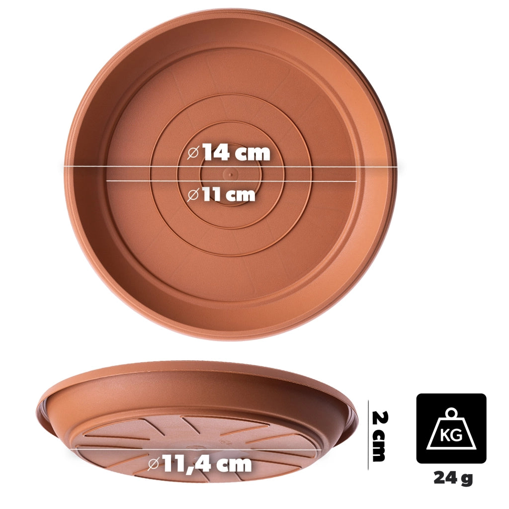 KADAX Podstawka do doniczek Terra terakota POD14-R