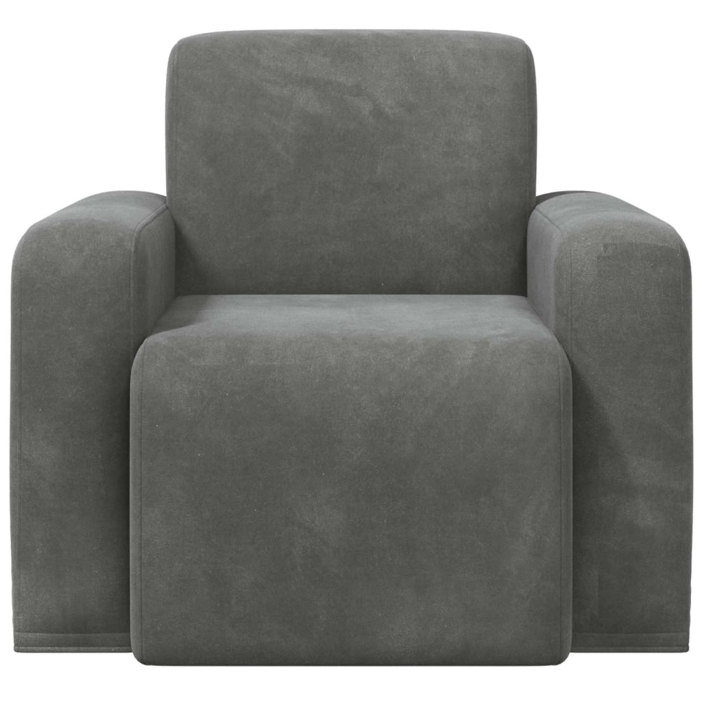 Poltrona Grigio Scuro Velluto (V) 42042430
