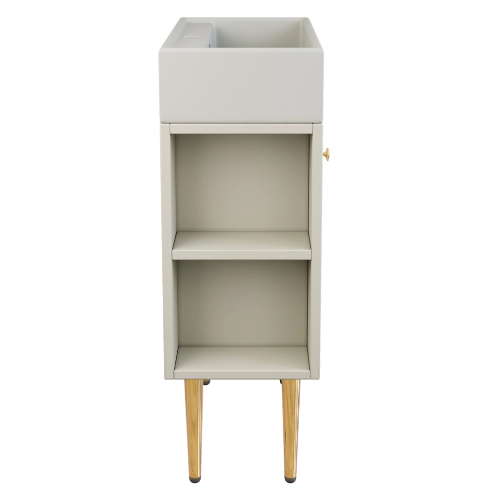 Mobile bagno con lavabo integrato; pannello tridimensionale; MDF; bianco