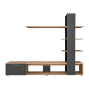 Mobile TV CLEO – Libreria e scaffali integrati