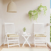 Cuscini per Pallet 2 pz Beige 50x50x7 cm Tessuto Oxford 361516