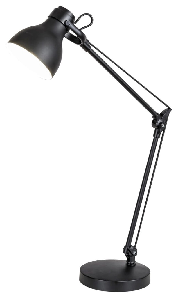 Lampada da scrivania metallo nero opaco E14 Carter Rabalux