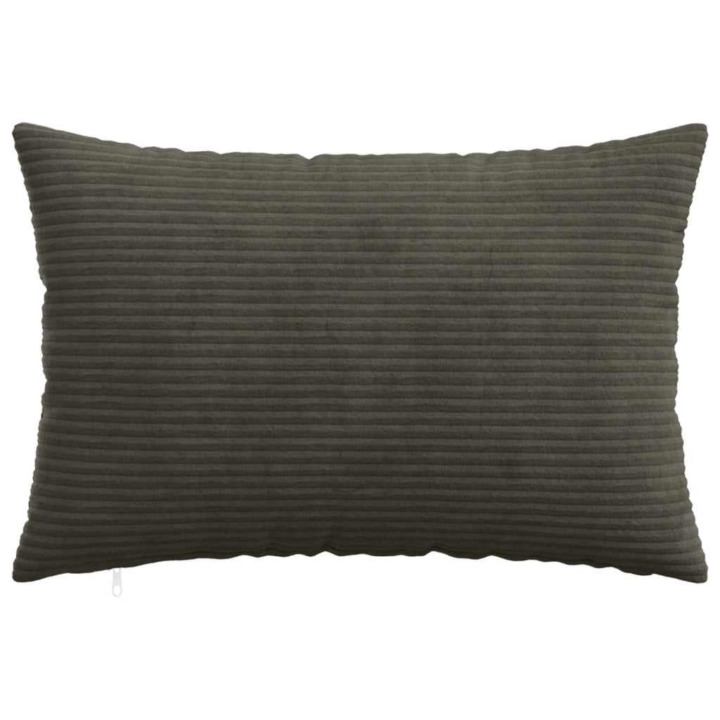 Federa 2 pcs HEERLEN Antracite 40 x 60 cm corduroy 909219