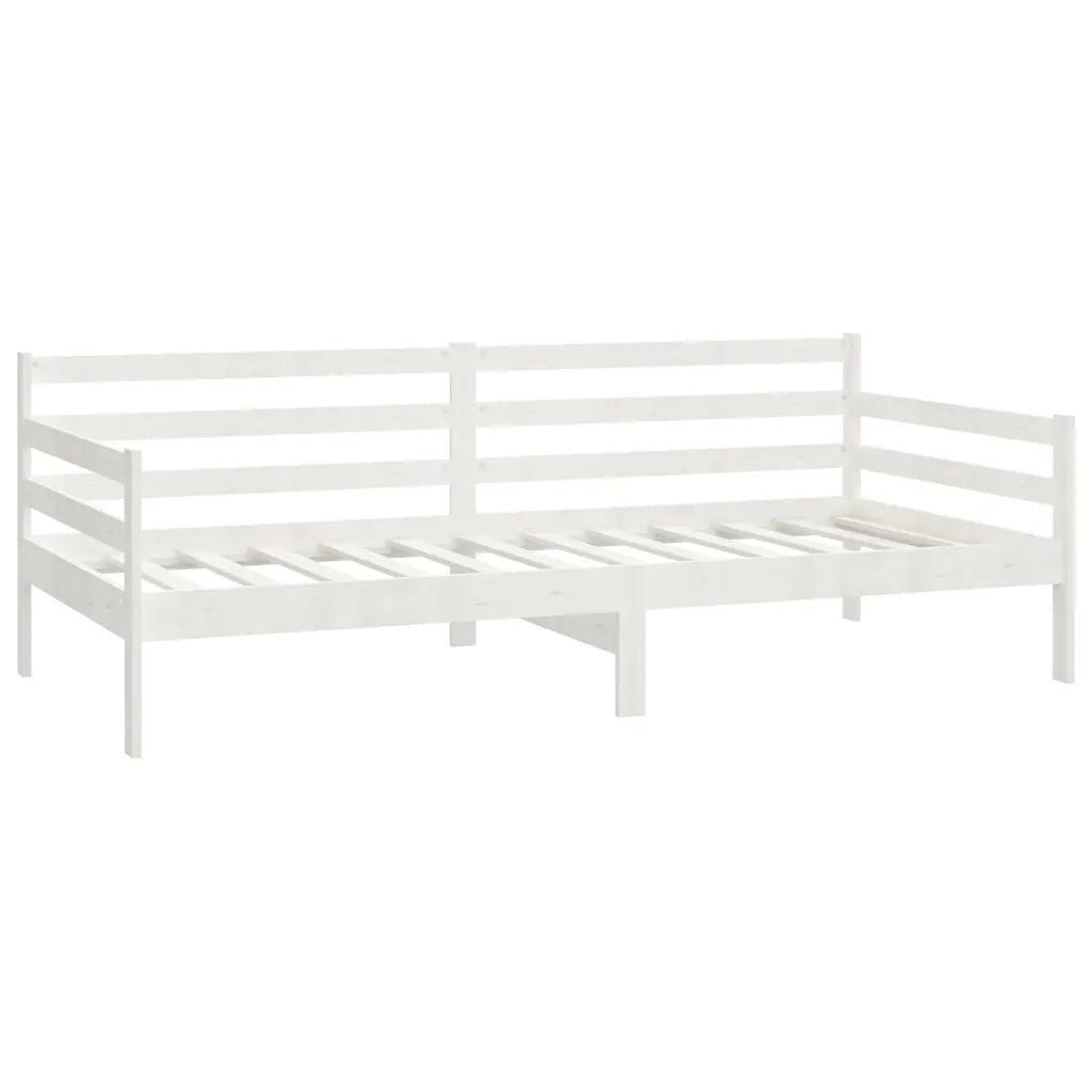 Dormeuse Bianca in Legno Massello di Pino 90x200 cm 806936