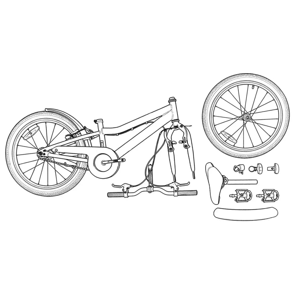 Bicicletta per Bambini 18 Pollici per bambini dai 5 ai 7 anni 42009372