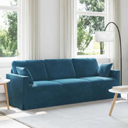 Divano Blu 228 x 78 x 80 cm Velluto 42024448
