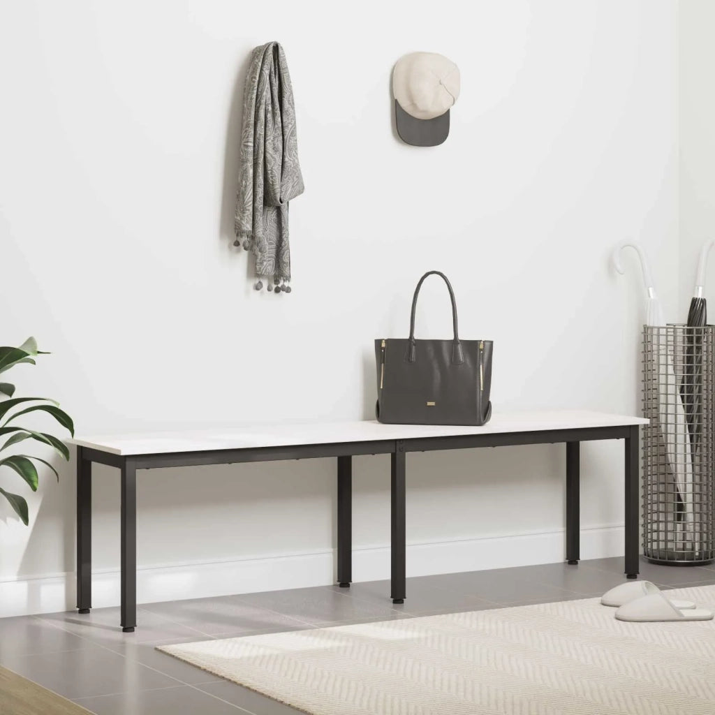 panchina Bianco 160 x 35 x 45 cm Pino massello 892776
