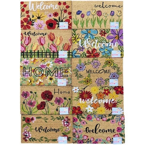 ZERBINO ELEGANT COCCO RETTANG. 40X70 CM ASSORTITO- WORLD PLASTIC- 10,0 pz