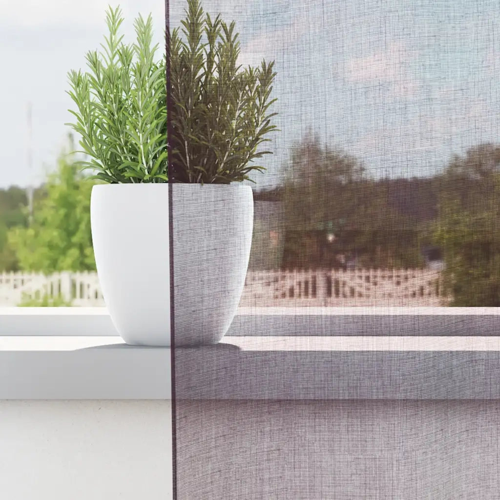 Tende in Voile con Occhielli 2 pz Viola 140x175 cm 4102102