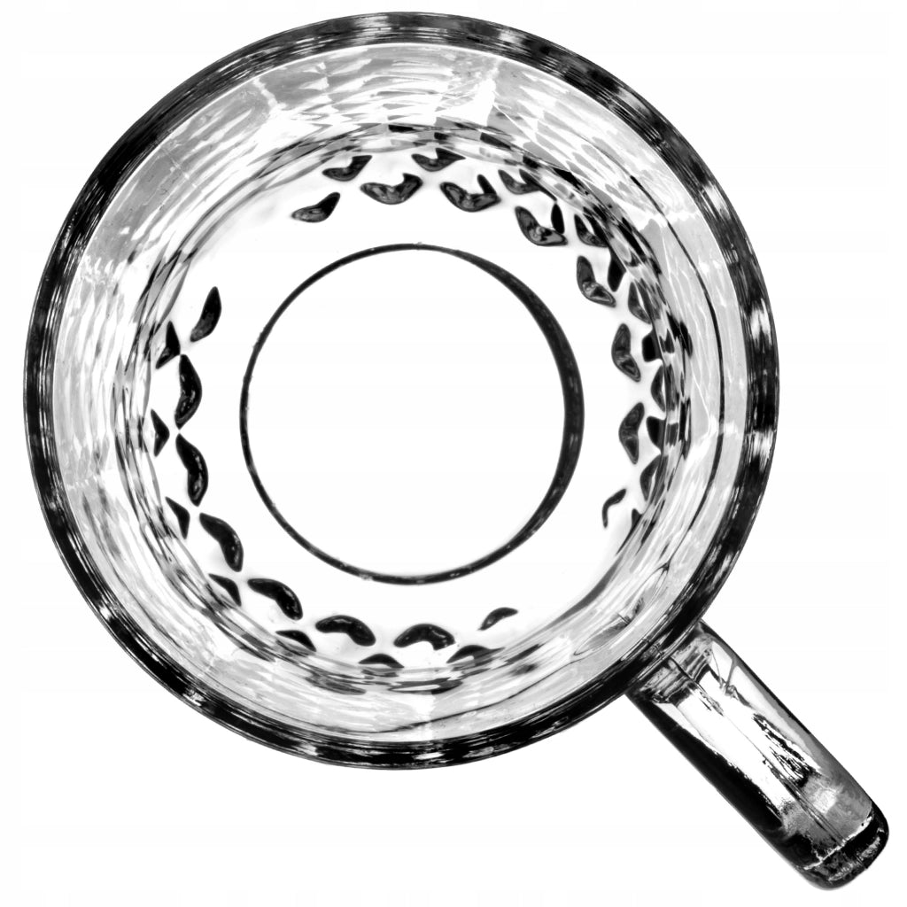 Set di 6 bicchieri da tè e caffè KADAX da 230 ml con manico.