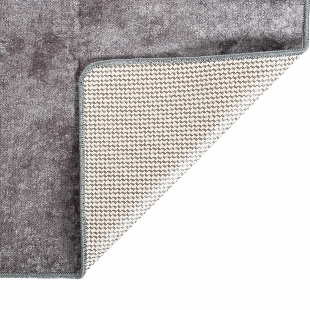 Tappeto Lavabile 80x150 cm Grigio 337958