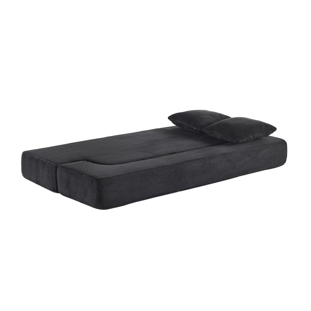 Divano Letto Trasformabile ¨C MINIMAL ¨C Nero