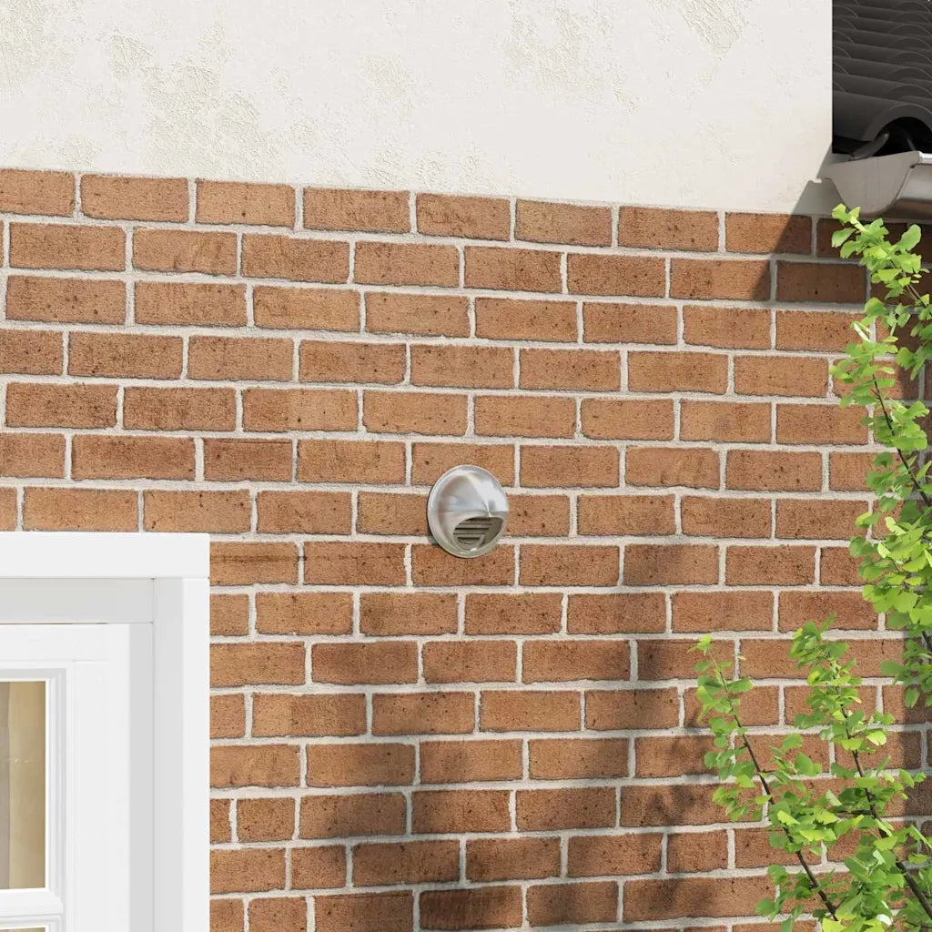 Coperture per ventilazione d'aria 2 pcs Argento 100 mm 42019378