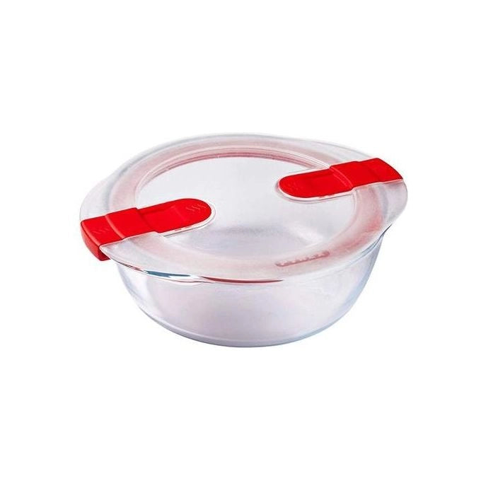 Pyrex Contenitore con Coperchio Tondo 20x18x7cm