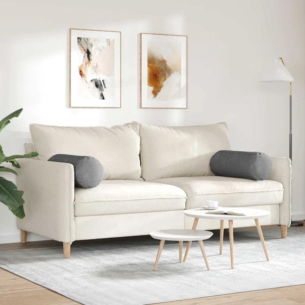 Cuscini a rullo 2 pcs Grigio scuro Ø 25 x 70 cm 42014347