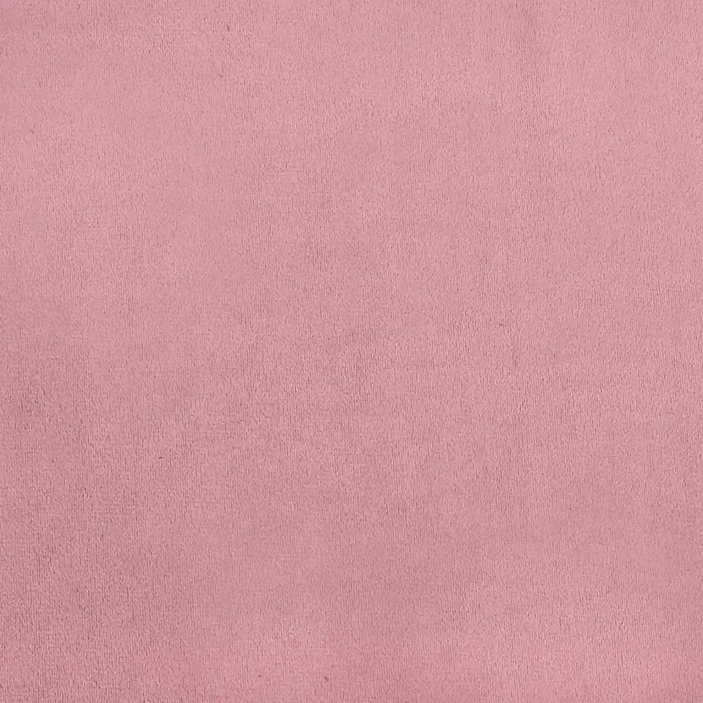 Poltrona Cabriolet con Poggiapiedi Rosa in Velluto 356482