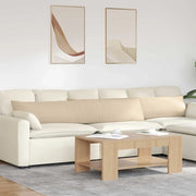 Cuscini da Divano 2 pcs Crema 200 x 40 cm Tessuto 42013901