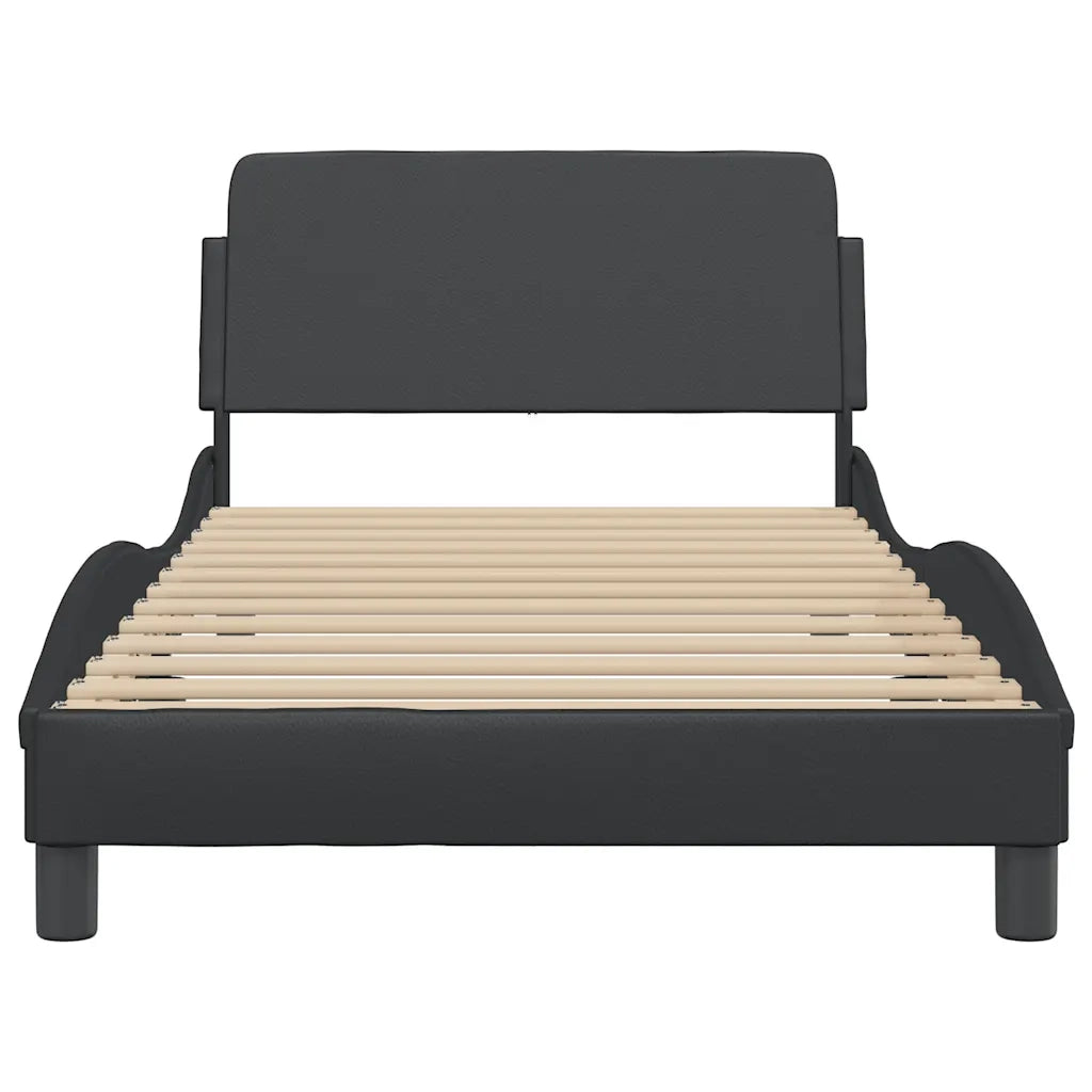 Giroletto Dover Nero 100x203 cm in Similpelle 373276