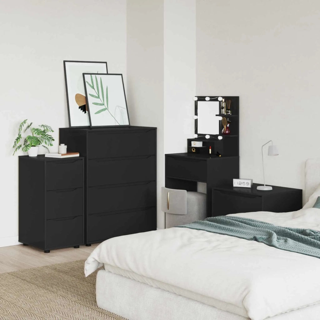 Armadio Nero 40 x 48 x 81 cm Legno multistrato 888868
