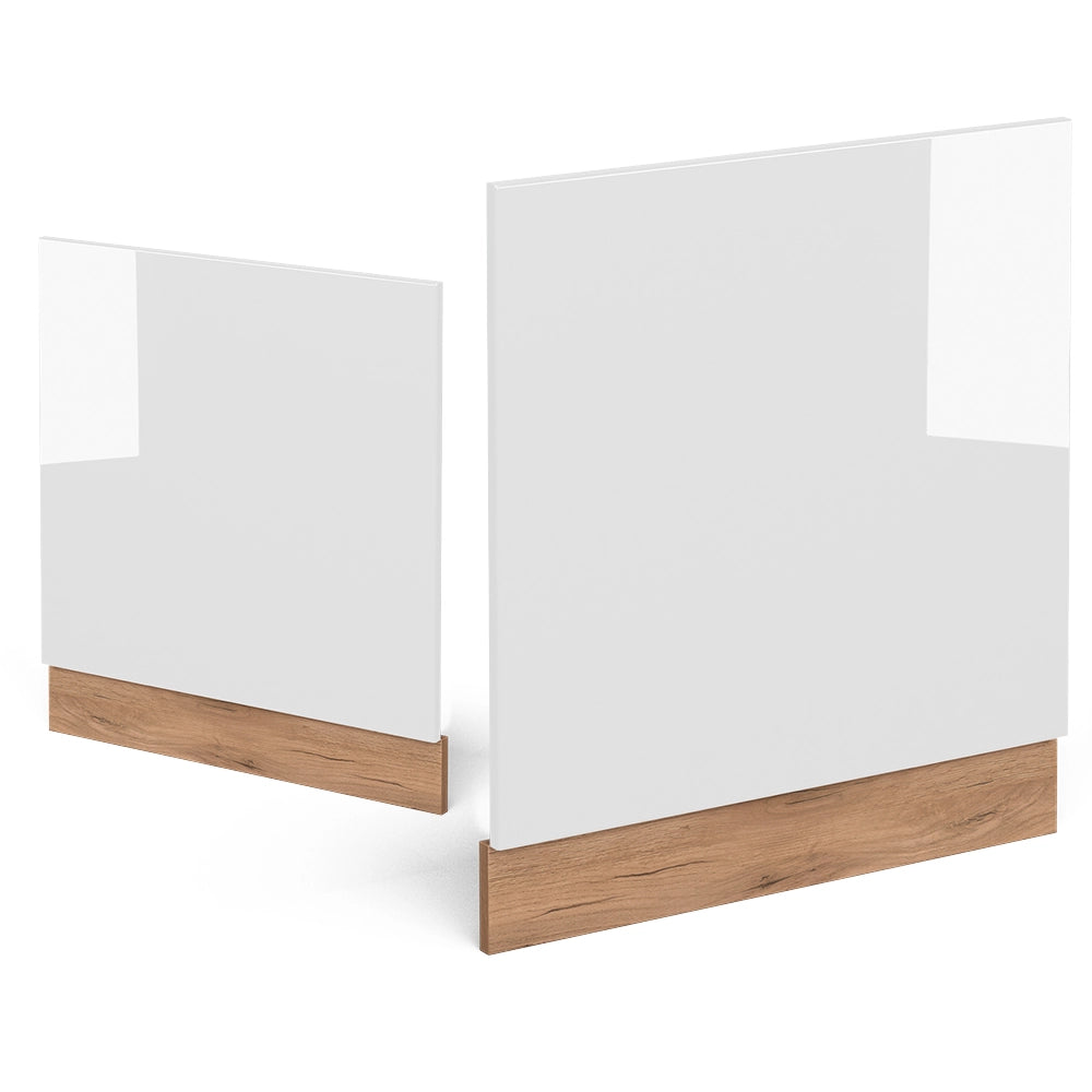 Vicco Pannello frontale Bianco lucido 60 cm , PL Marmo