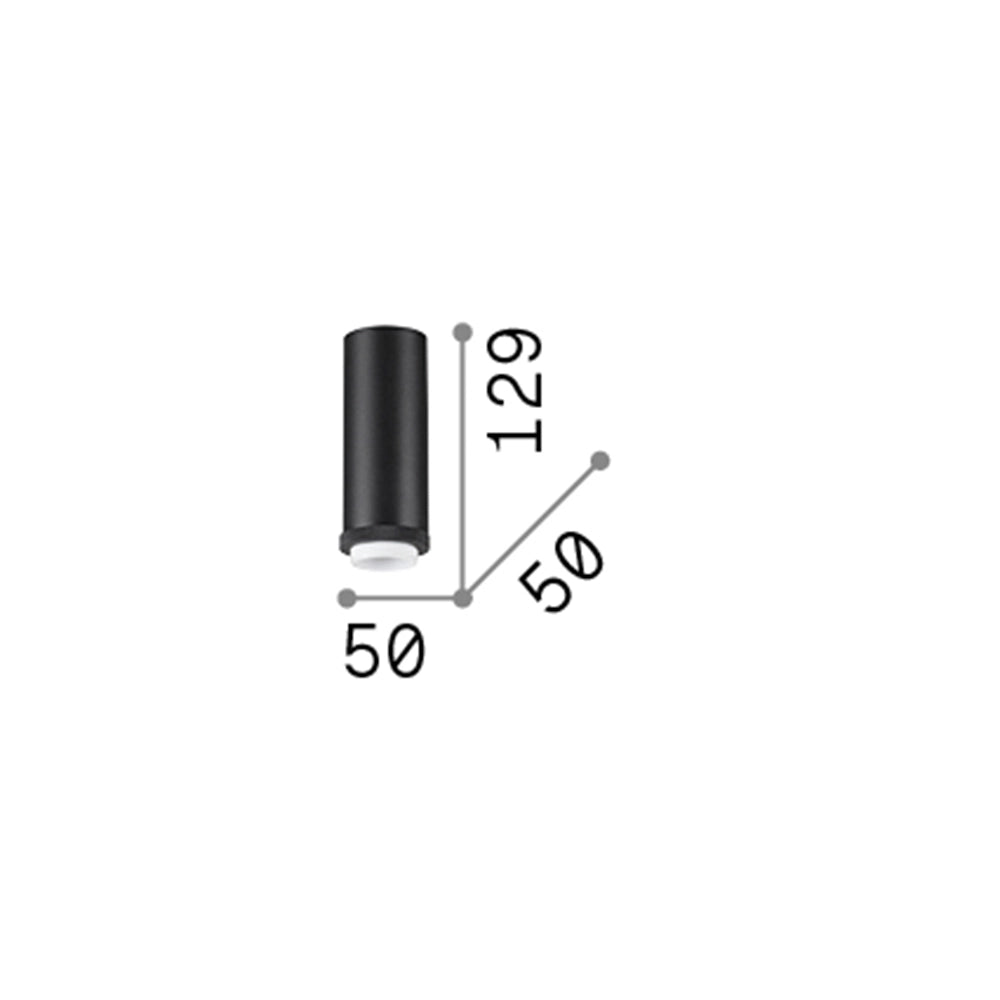 Plafoniera Moderna Mix Up Metallo Nero 1 Luce E27