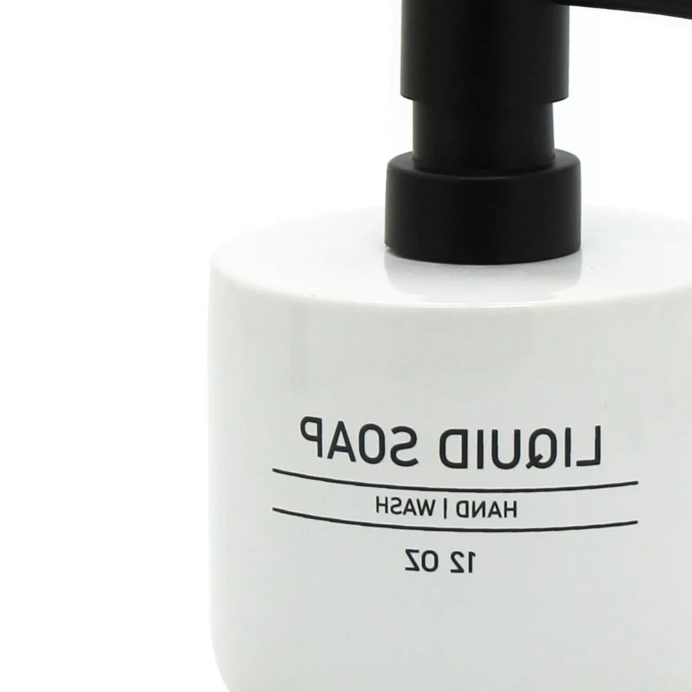 Dispenser in ceramica bianco - serie White