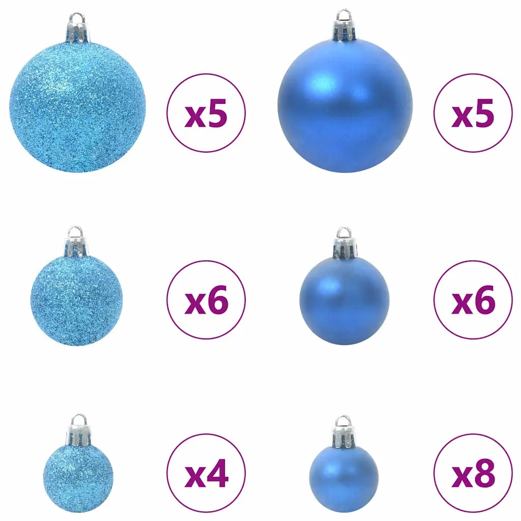 Albero di Natale artificiale con 150 LED Verde 150 cm PE e PVC 3397348