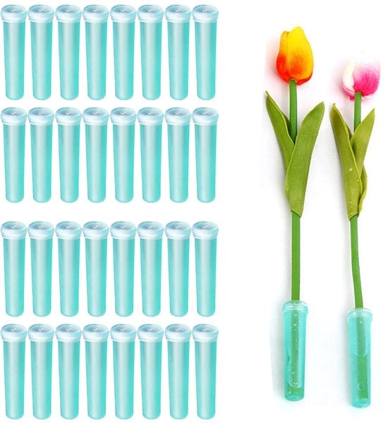 Bicchieri di vaso 100 pezzi - Bicchiere trasparente - Contenitore di vaso - Hoes impermeabile - Nutrienti - Cura fiori - Materiale plastico di alta qualità - Bicchiere di vaso per fiori
