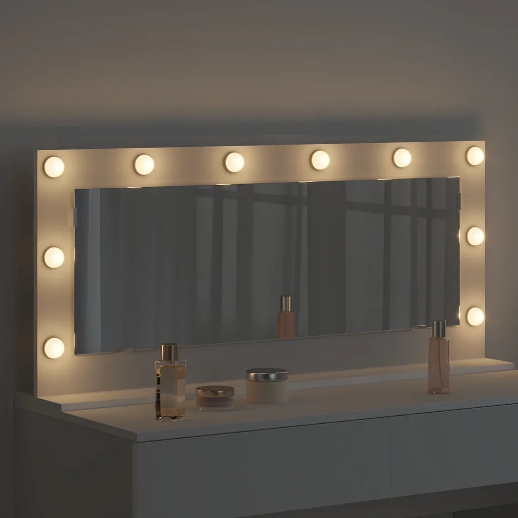 Specchio da Vanit¨¤-Specchio da Trucco Bianco 100 x 45 x 18 cm