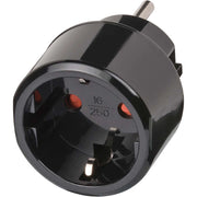 Adattatore da viaggio Europa - USA 15A Nero Brennenstuhl