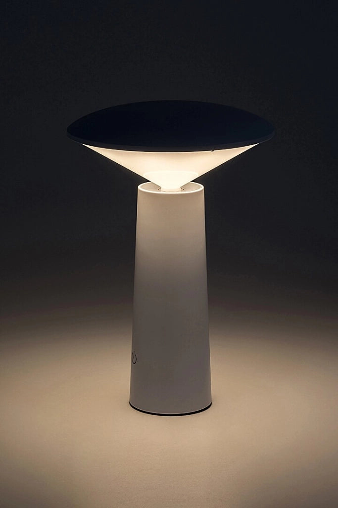 Lampada da tavolo Rabalux Polperro bianca LED 3W USB-C
