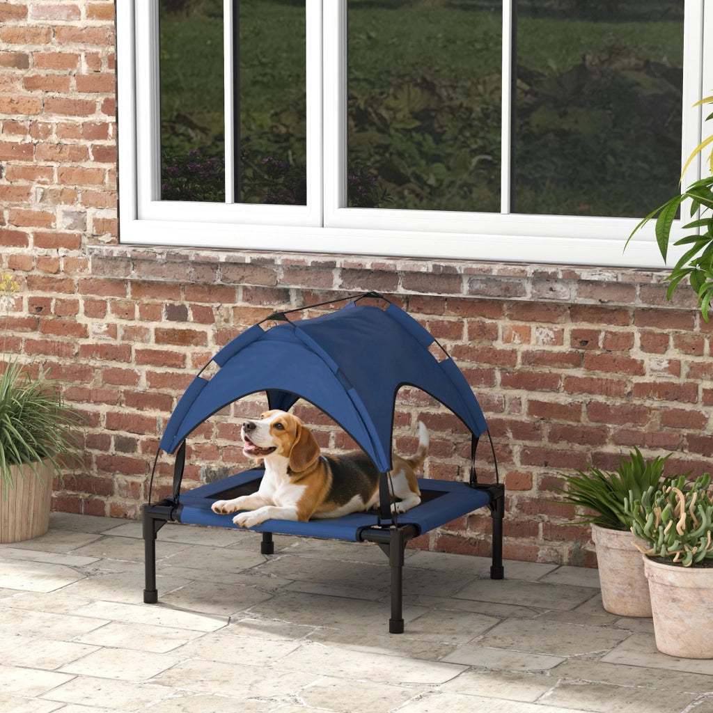 Cuccia per Cane con Tetto ¨C Minimal ¨C Blu Scuro 76x61x69.5 cm