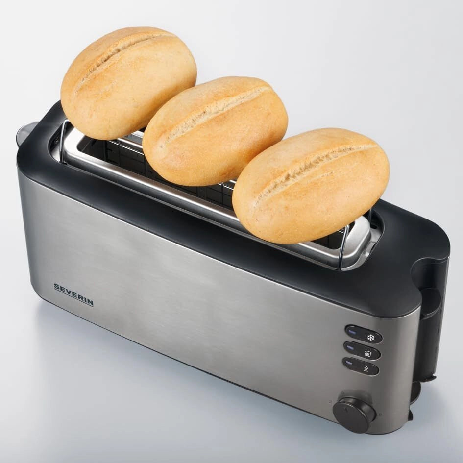 Severin AT2515 tostapane 2 fetta/e 1000 W Acciaio inox