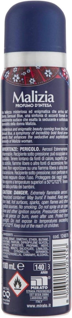 MALIZIA DEODORANTE SPRAY DONNA 100ML BLUE