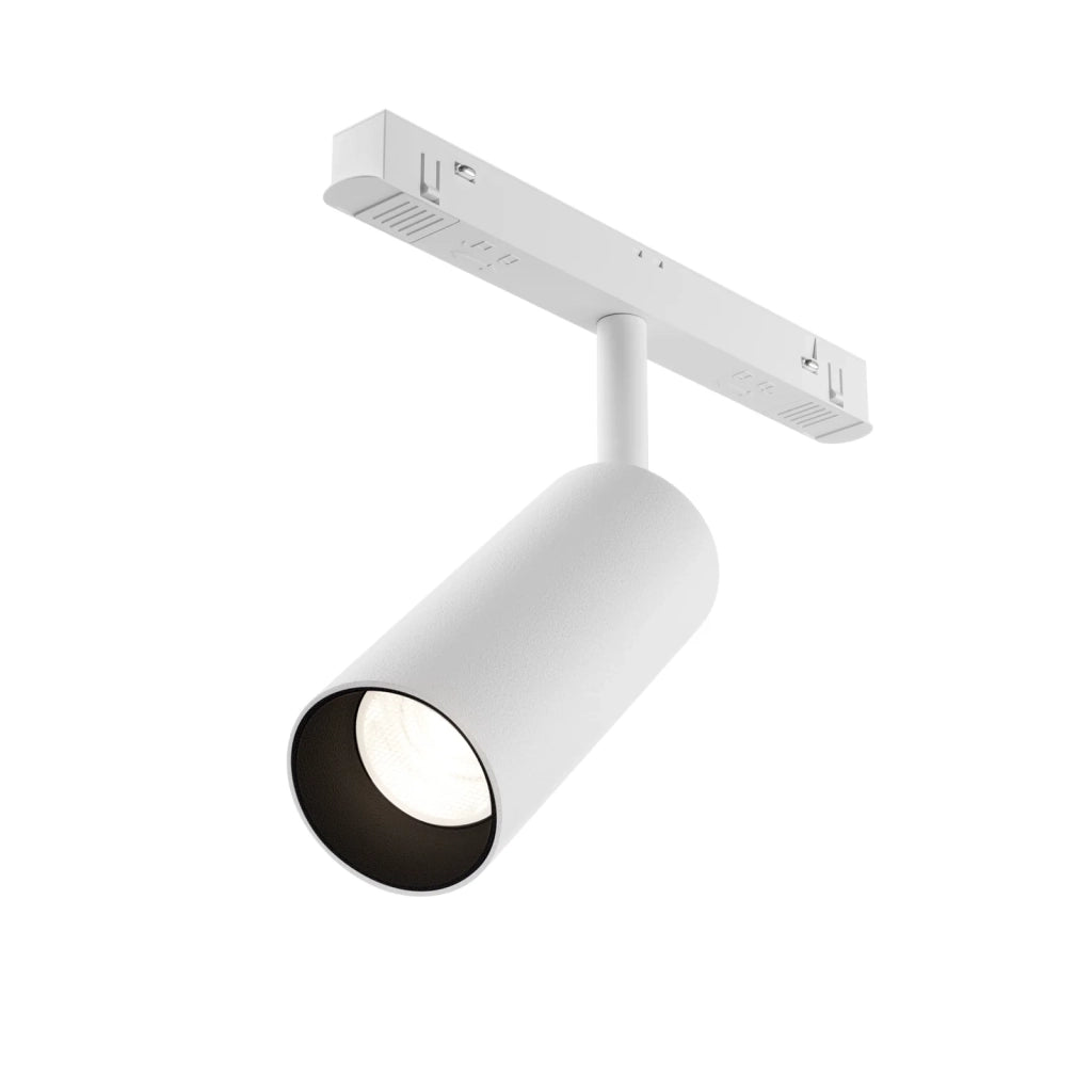 Maytoni Lampada da binario moderna Exility Focus LED 1 luce LED integrato bianco alluminio