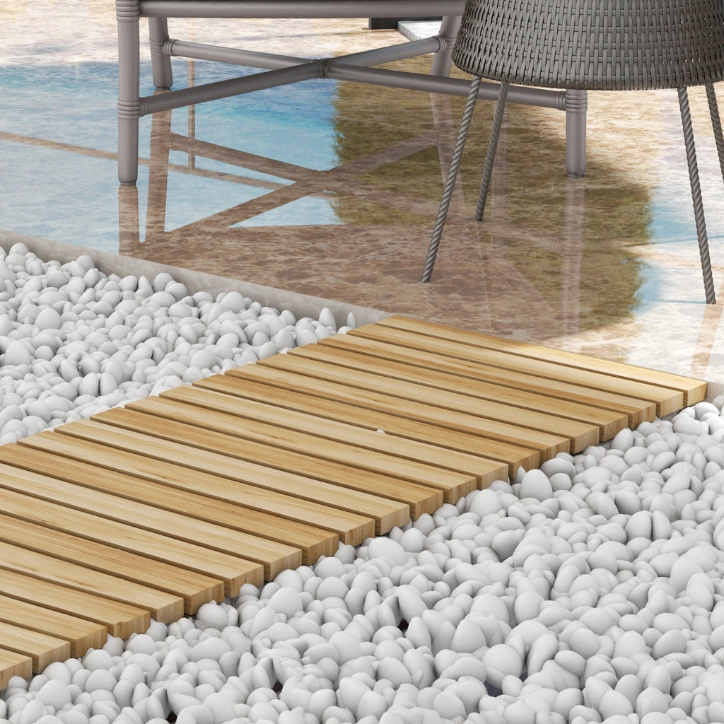 Percorso da giardino in legno ¨C Minimal ¨C 120x38 cm