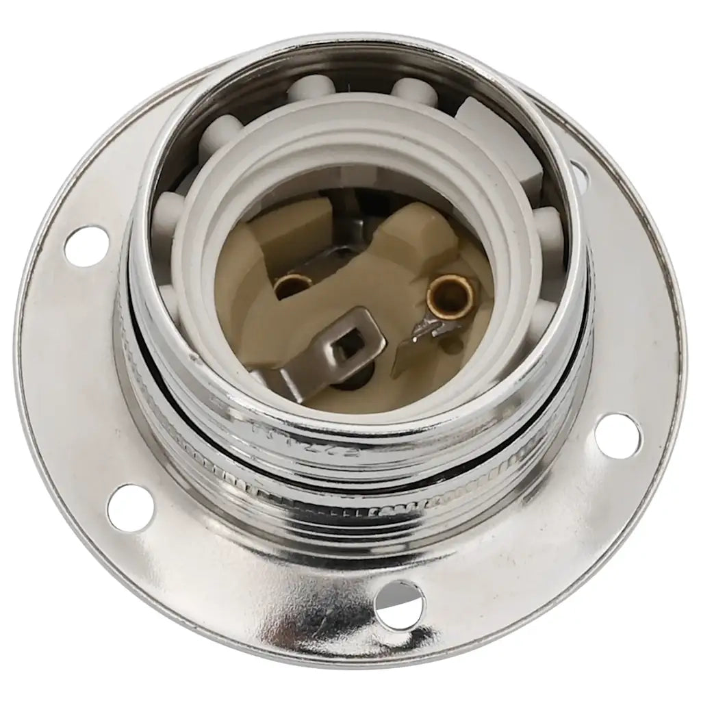 Portalampade 2 pz Nichel Satinato E27 4106522