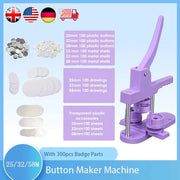 Macchina per Creare Knop - Macchina per Creare Knopen - Macchina per Creare Badge - Macchina per Creare Pin - Macchina Manuale - 25Mm, 32Mm, 58Mm - Viola
