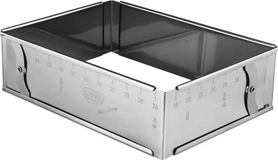 Muffiniera con Viti - Bakeware in Acciaio Inossidabile Regolabile